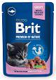Brit Premium Kot with White Fish for Kitten Mokra Karma z rybą dla kociąt 100g