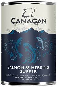 Canagan Pies Salmon & Herring Supper Mokra Karma z łososiem i śledziem 400g