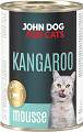 John Dog for Cats Adult Kangaroo Mousse Mokra Karma z kangurem dla kota 400g