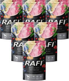 Rafi Pies with Beef Tripe and Pork Ham Mokra Karma z żołądkami wołowymi i szynką 10x500g (saszetka)