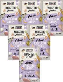 Mac's Kot Adult Mokra Karma z drobiem, śledziem i krewetkami 12x100g PAKIET