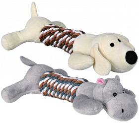 Trixie Pluszowy zwierzak z bawełnianym sznurem nr 35894