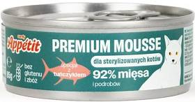 Comfy Appetit Premium Mousse Sterilized Mokra Karma z tuńczykiem dla kota 85g