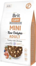 Brit Care MINI Adult Raw Delights Turkey with Shrimp Sucha Karma z indykiem i krewetkami dla psa 2kg