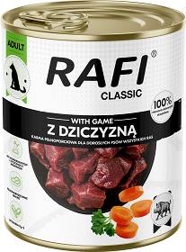 Rafi Classic Pies Mokra Karma z dziczyzną 800g
