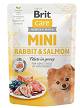 Brit Care Pies Mini Adult Rabbit & Salmon Mokra karma z królikiem i łososiem 85g