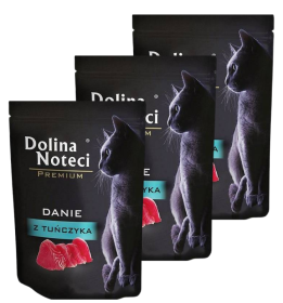 Dolina Noteci Kot Premium Adult Danie z tuńczyka Mokra Karma 10x85g SASZETKA