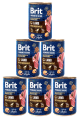 Brit Premium by Nature Pies Lamb with Buckwheat Mokra karma z jagnięciną i gryką 6x400g PAKIET
