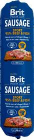 Brit Premium Pies Sausage Beef & Fish Sport Formula Mokra Karma z wołowną i rybą 800g