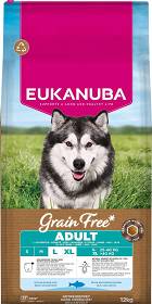 Eukanuba Pies Grain Free Adult Large&Extra Large Ocean Fish Sucha Karma z rybami ocenicznymi 12kg
