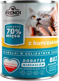 Frendi Mokra Karma z kurczakiem w sosie dla kota 800g