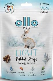 Ollo Air-Dried Light Rabbit Strips Przysmaki z królikiem dla psa 80g
