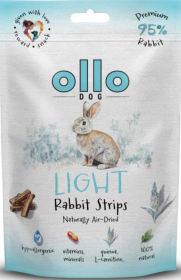 Ollo Air-Dried Light Rabbit Strips Przysmaki z królikiem dla psa 80g