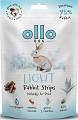 Ollo Air-Dried Light Rabbit Strips Przysmaki z królikiem dla psa 80g