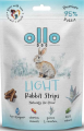Ollo Air-Dried Light Rabbit Strips Przysmaki z królikiem dla psa 80g