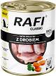 Rafi Classic Pies Mokra Karma z drobiem 800g
