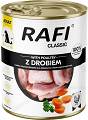 Rafi Classic Pies Mokra Karma z drobiem 800g