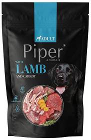 Piper Animals Adult Mokra Karma z jagnięciną i marchewką dla psa 500g SASZETKA