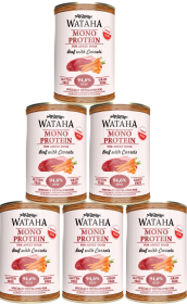 Wataha Mono Adult Beef with Carrots Mokra Karma z wołowiną i marchewką dla psa 12x400g PAKIET