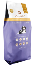 Perro Junior Sucha Karma z Wołowiną z batatami dla szczeniaków 1kg