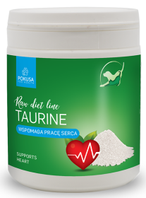 Pokusa RawDietLine Taurine suplement wspomagający pracę serca dla psa i kota 150g