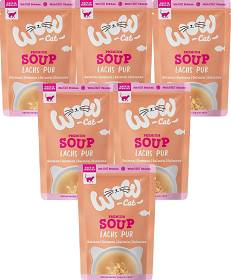 WOW Cat Soup Lachs Pur Mokra Karma z łososiem dla kota 12x40g PAKIET