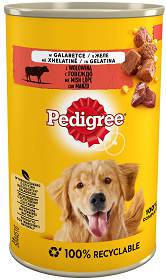 Pedigree Pies Adult Mokra karma z wołowiną (galaretka) 400g