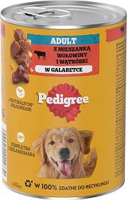 Pedigree Pies Adult Mokra karma z wołowiną (galaretka) 400g