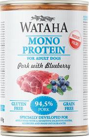 Wataha Mono Adult Pork with Blueberry Mokra Karma z wieprzowiną i borówką dla psa 400g
