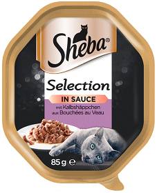 Sheba Kot Selection in Sauce Mokra karma z cielęciną w sosie 85g