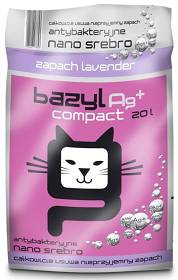 Bazyl Ag+ Compact Lavender Żwirek bentonitowy Lawenda poj. 10l