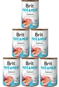 Brit Pate & Meat Pies Salmon Mokra Karma z łososiem 6x800g PAKIET