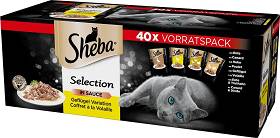 Sheba Selection in Sauce Drobiowe Smaki Karma mokra w sosie 40x85g