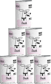 Paka Zwierzaka PEPE Duck Mokra karma z kaczką dla psa 6x400g PAKIET