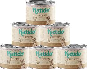 Katido Adult Chicken Mokra Karma z kurczakiem dla kota 12x200g PAKIET