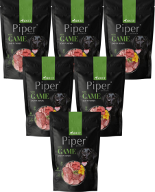 Piper Animals Adult Mokra Karma z dziczyzną i dynią dla psa 10x500g SASZETKA PAKIET