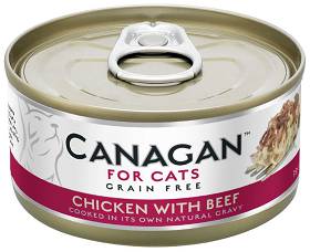 Canagan Kot Chicken with Beef Mokra Karma z kurczakiem i wołowiną 75g
