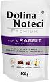 Dolina Noteci Pies Premium Adult Rabbit Mokra Karma z królikiem i żurawiną 500g