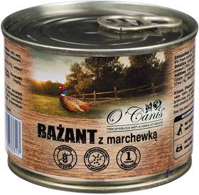 O'Canis Mokra Karma z bażantem i marchewką dla psa 200g