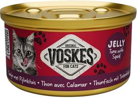 Voskes Original Kot Jelly Tuna with Squid Mokra Karma z tuńczykiem i kalmarami 85g
