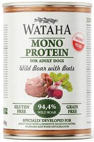 Wataha Mono Adult  Boar&Beets Mokra Karma z dzikiem i burakami dla psa 400g