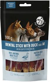 Pet Republic Medium Dental Stick with Duck Przysmak z kaczką dla psa 100g