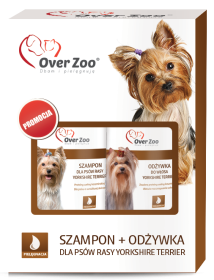 Over Zoo Zestaw dla Yorkshire Terrier Szampon 250ml + Odżywka 240ml WYPRZEDAŻ