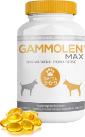Gammolen MAX Preparat na skórę i sierść na dla psa 90kap.