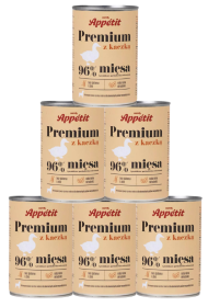 Comfy Appetit Premium Mokra Karma z kaczką dla psa 6x400g PAKIET