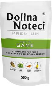 Dolina Noteci Pies Premium Adult Game Mokra Karma z dziczyzną 500g SASZETKA