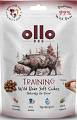 Ollo Air-Dried Wild Boar Cubes Przysmaki z dziczyzną dla psa 80g