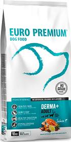 Euro Premium Functional Adult Derma+ Sucha Karma z łososiem dla psa 10kg