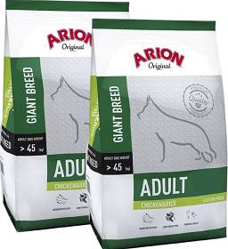 Arion Original Pies Adult Giant Chicken & Rice Sucha Karma z kurczakiem 2x12kg DWU-PAK NOWA GRANULKA