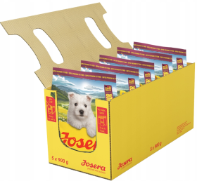Josera Pies Mini Junior Duck&Salmon Sucha Karma z kaczką i łososiem dla szczeniaka 5x900g